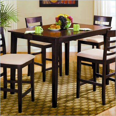 Homelegance Townhouse Merlot Pub Table with Butterfly Leaf