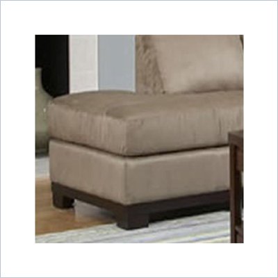 Homelegance Tufton Peat Microfiber Ottoman