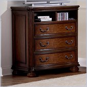 Wynwood Las Brisas 3 Drawer Media Chest Laguna Cherry Finish