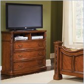 Wynwood Terrassa 3 Drawer Media Chest in Amber Cherry Finish
