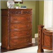 Wynwood Terrassa 5 Drawer Chest in Amber Cherry Finish