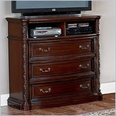 Wynwood Terrassa 3 Drawer Media Chest in Chestnut Cherry Finish
