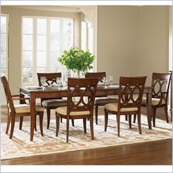 Wynwood Westhaven Casual Dining Table in Dried Fig Cherry Finish