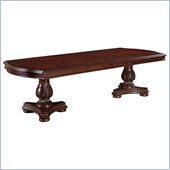 Wynwood Granada Double Pedestal Table in Cordillera Pine