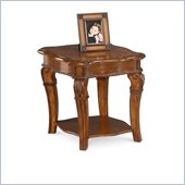Wynwood Cordoba End Table w/ Wood Top in Burnished Pine