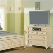Wynwood Hadley Pointe Media Chest in Antique Parchment