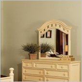 Wynwood Hadley Pointe Landscape Mirror in Antique Parchment