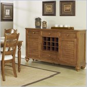 Wynwood Hadley Pointe Sideboard in Honey Pine