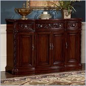 Wynwood Terrassa Stone Top Sideboard in Chestnut Cherry