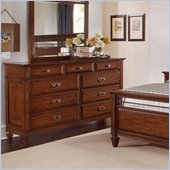 Wynwood Randolph Park Dresser in Smoky Cherry