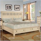 Wynwood Garden Walk Panel Bed in Latte Finish