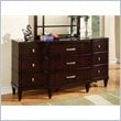 ADD TO YOUR SET: Wynwood Vinings 9 Drawer Triple Dresser in Bordeaux Finish