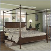 Wynwood Hathaway Queen Size Canopy Bed in Grand Manier Cherry