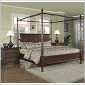 Wynwood Hathaway 2 Piece Canopy Bedroom Set in Grand Manier Cherry