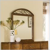 Wynwood Cypress Point Metal Mirror in Soft Amber Finish