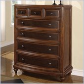 Wynwood Brendon Chest in Hazelnut and Cabernet Finish