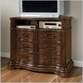 Wynwood Heritage Manor Media Chest in Meritage Cherry Finish