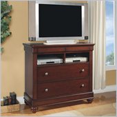 Wynwood Olmstead Media Chest in Nutmeg Finish