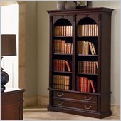 Wynwood Wellington Double Bookcase in Garnet Cherry