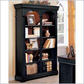 Wynwood Marlowe Double Bookcase in Black Cherry