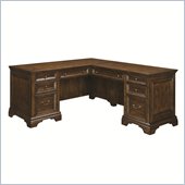 Wynwood Woodlands L-Shaped Desk in Heritage Cherry Finish