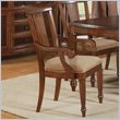 ADD TO YOUR SET: Wynwood Brendon Arm Chair in Hazelnut and Cabernet