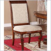 Wynwood Cordoba Upholstered Side Chair in Burnished Pine