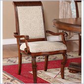 Wynwood Cordoba Upholstered  Arm Chair in Burnished Pine