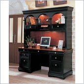 Wynwood Marlowe Computer Credenza in Black Cherry