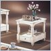 Wynwood Hampton Cove White End Table with Drawer and Shelf