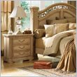 ADD TO YOUR SET: Wynwood Cordoba Nightstand with Marble Top in Antiguo Blanco Finish
