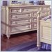 Wynwood Hampton Cove Nine Drawer Double Dresser in Antique Parchment