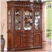Wynwood Cordoba China Cabinet in Burnished Pine Finish