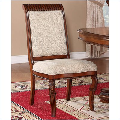 Wynwood Cordoba Upholstered Side Chair in Burnished Pine