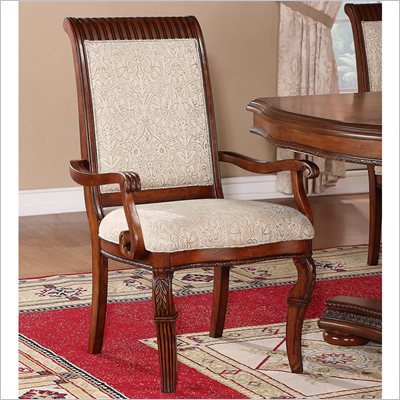 Wynwood Cordoba Upholstered  Arm Chair in Burnished Pine