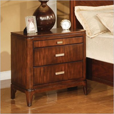 Wynwood Cypress Point Nightstand in Warm Chestnut Finish