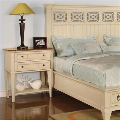 Wynwood Garden Walk Nightstand in Latte 
