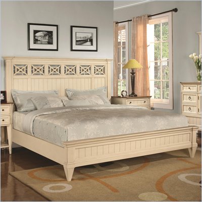Wynwood Garden Walk Panel Bed in Latte Finish