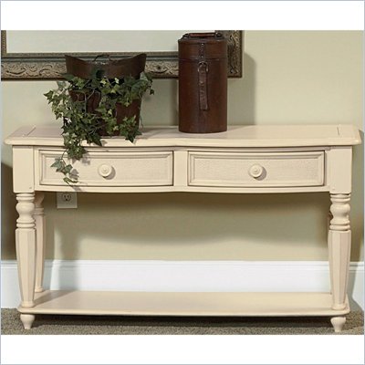 Wynwood Hadley Pointe Sofa/Console Table in Antique Parchment