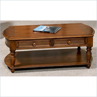 Wynwood Hadley Pointe Cocktail Table in Honey Pine