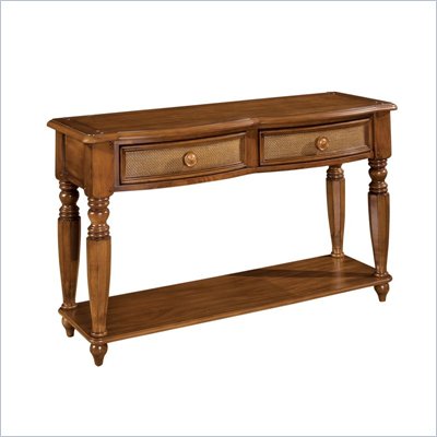 Wynwood Hadley Pointe Sofa/Console Table in Honey Pine