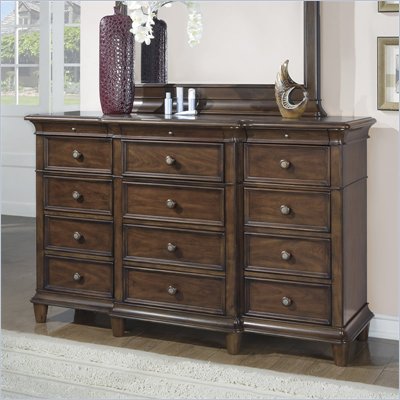 Wynwood Hathaway Triple Dresser in Grand Manier Cherry