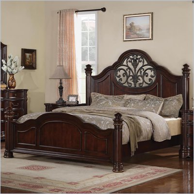 Wynwood Heritage Manor Bed in Meritage Cherry Finish