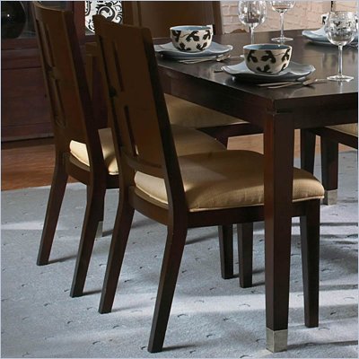 Wynwood Moxi Block Side Chair in Java Finish