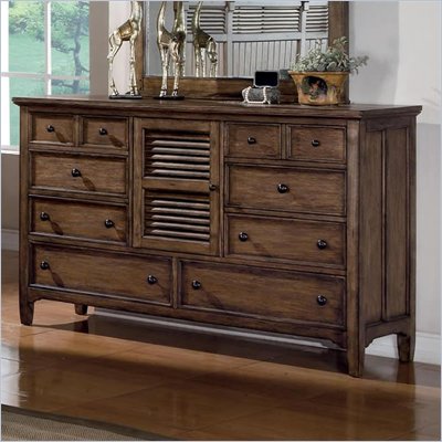 Wynwood Newberry Dresser in Antique Oak Finish