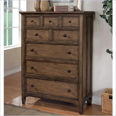 Wynwood Newberry Drawer Chest in Antique Oak Finish