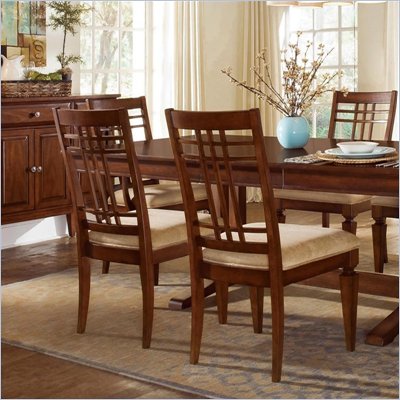 Wynwood Randolph Park Wood Side Chair in Smoky Cherry