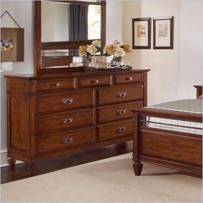 Wynwood Randolph Park Dresser in Smoky Cherry