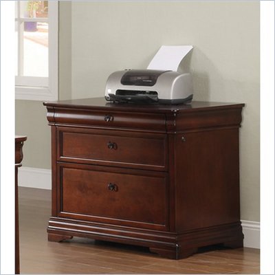 Wynwood Rue De Lyon 2 Drawer Lateral Wood File in Cognac Cherry