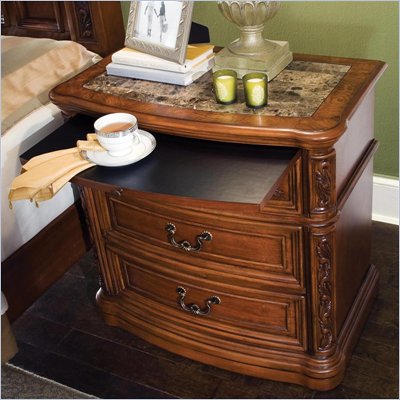 Wynwood Terrassa Cherry Marble Nightstand